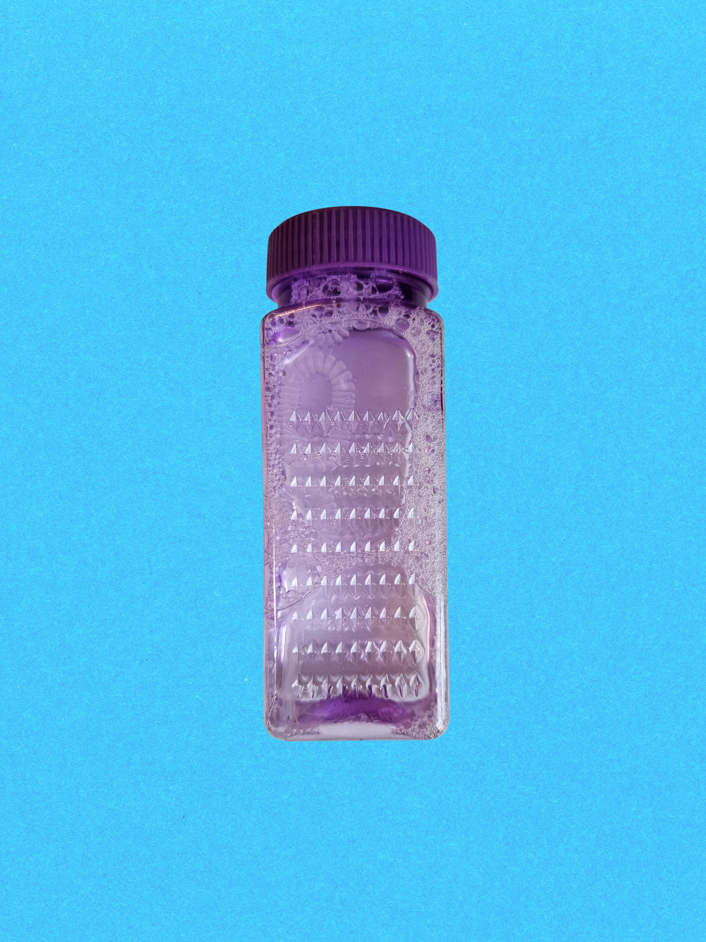 4 fl oz kids' bubble bottle in purple