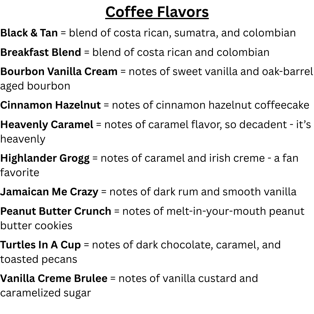 Flavored Coffee Sample Pack