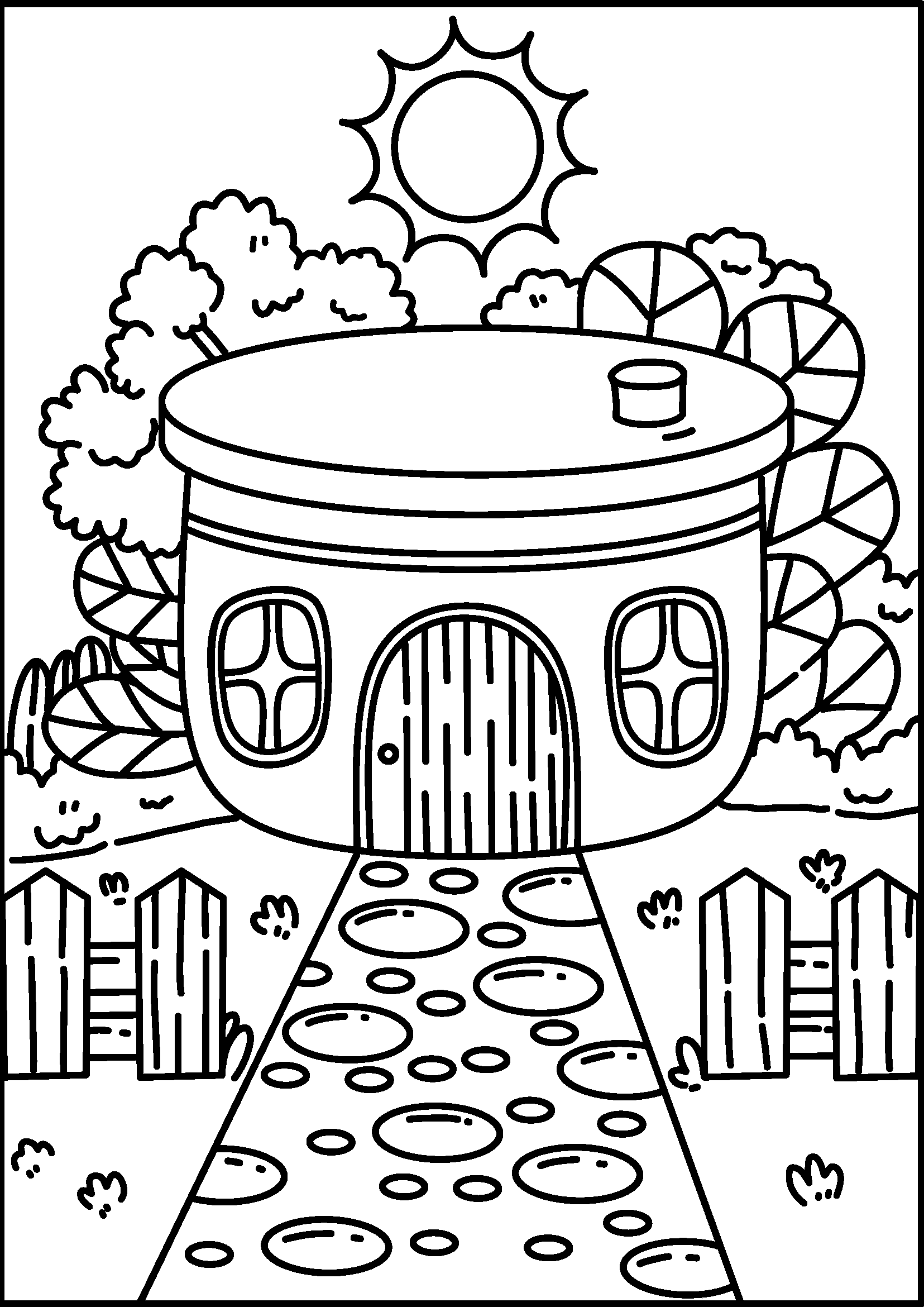 Printed Coloring Sheets on Cardstock