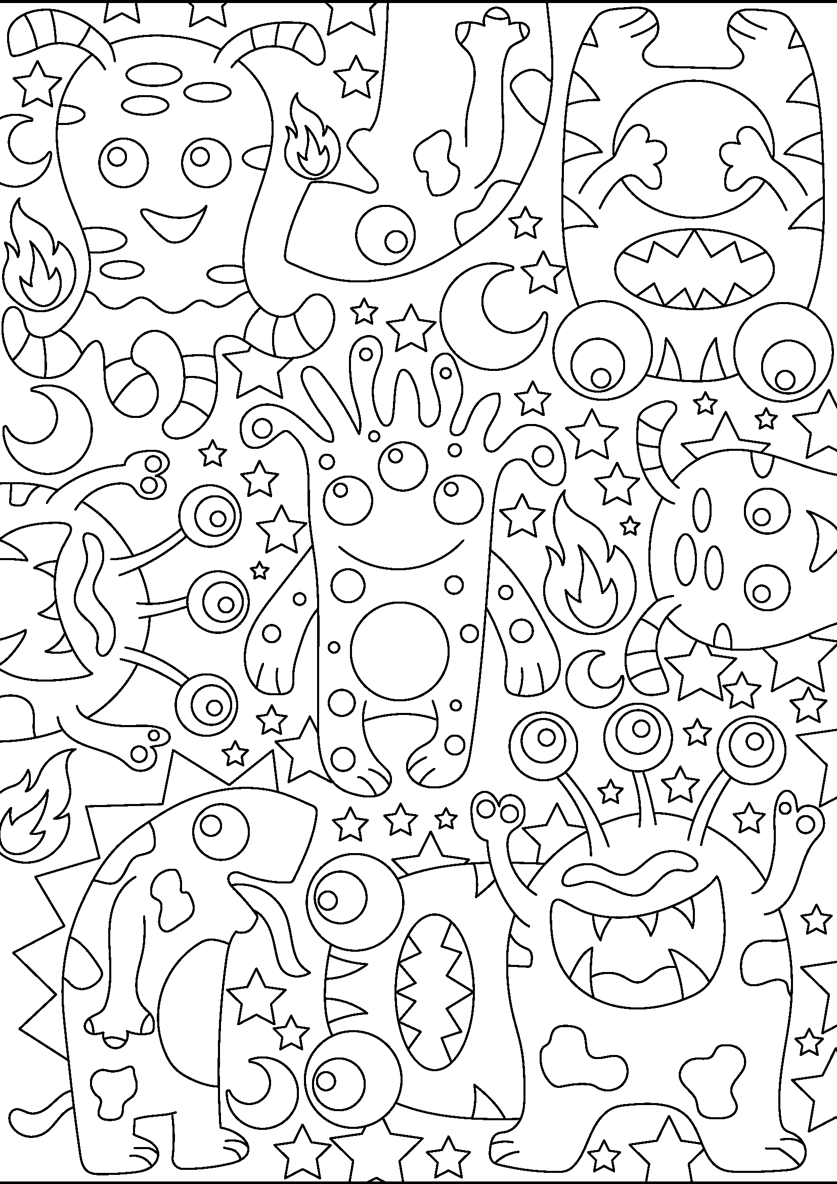 Printed Coloring Sheets on Cardstock