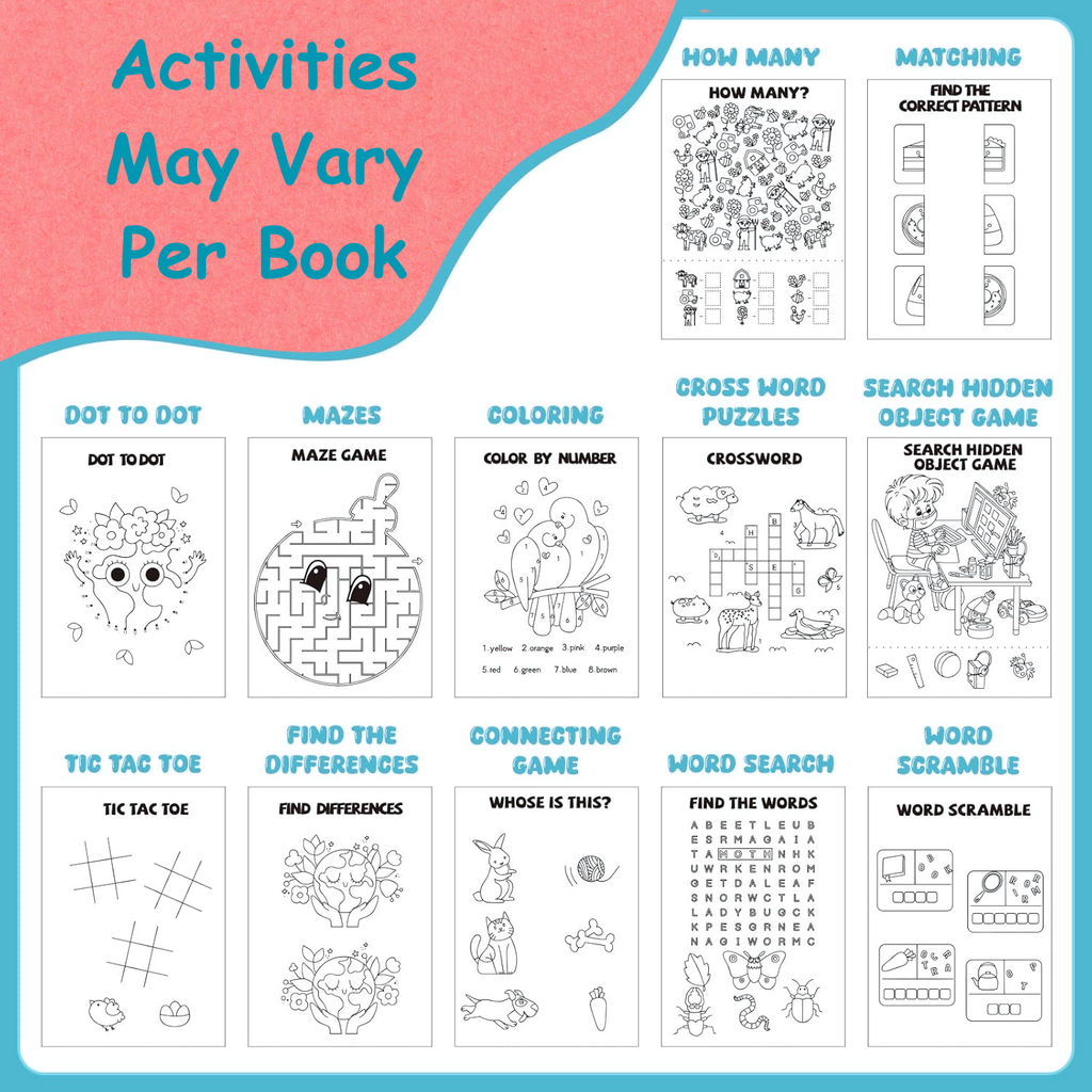 Kids Mini Activity Book