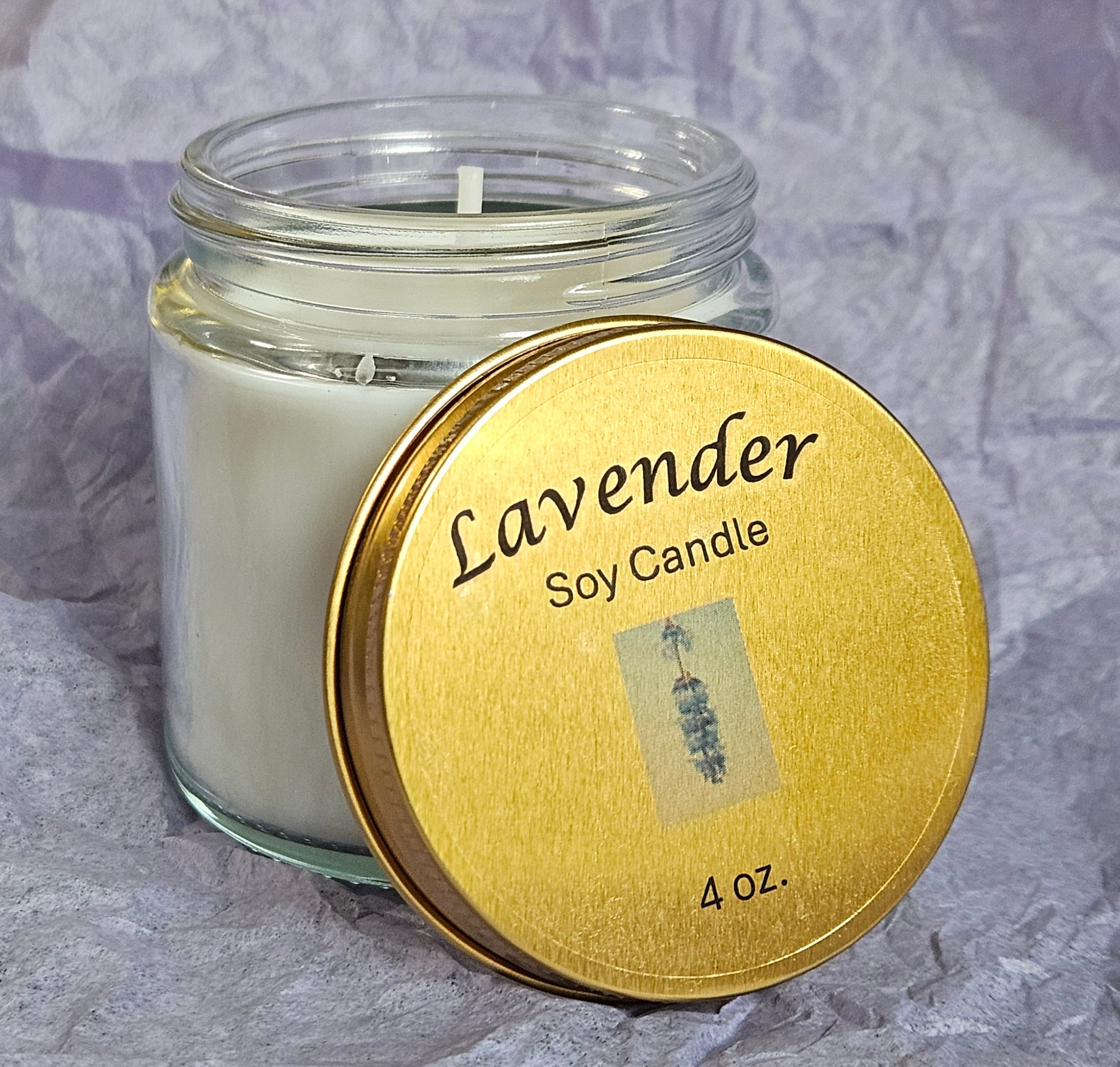 4 oz Hand-Poured Soy Candle