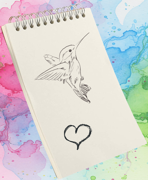 A6 top‑spiral sketch book with kraft paper covers and 60 ivory blank sheets for curated gift boxes