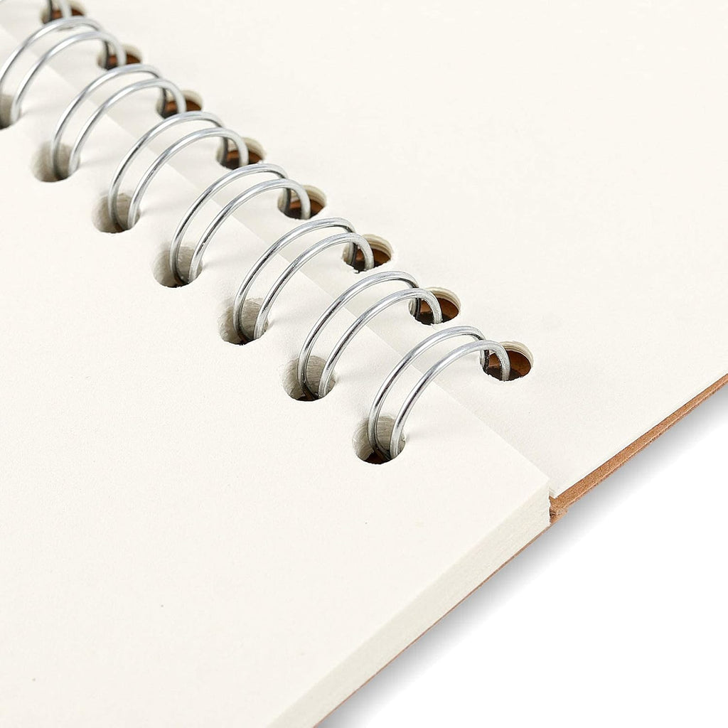 A6 Top-Spiral Sketch Book - Kraft Cover, 60 Sheets